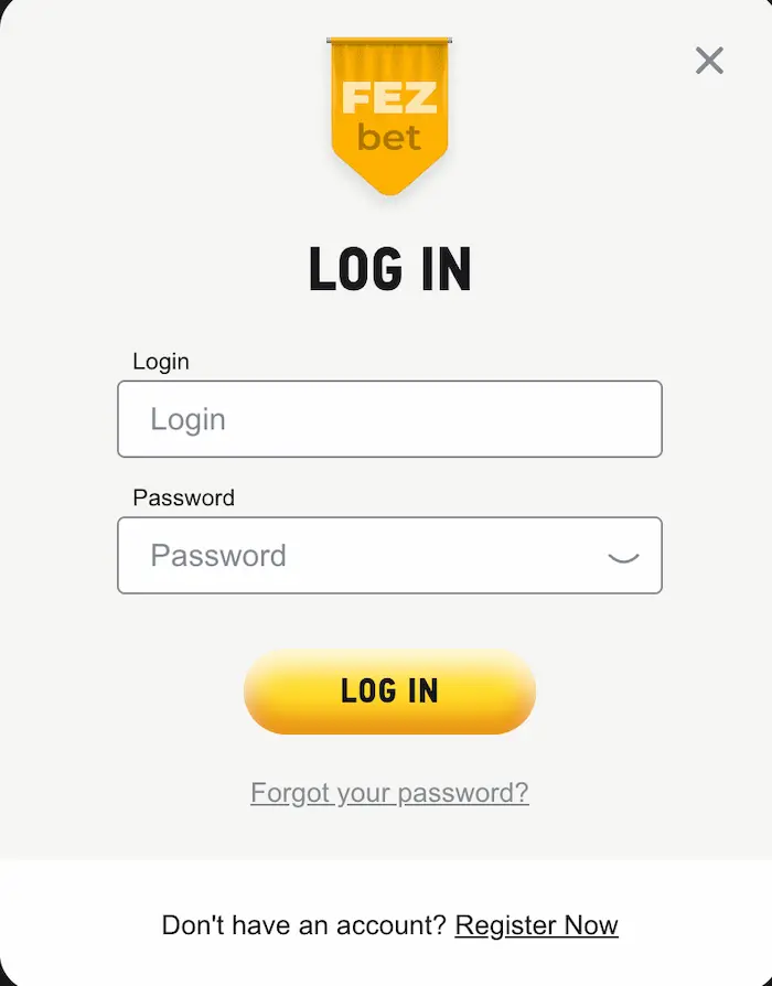 FezBet Casino CA login