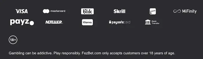 FezBet Casino CA pay